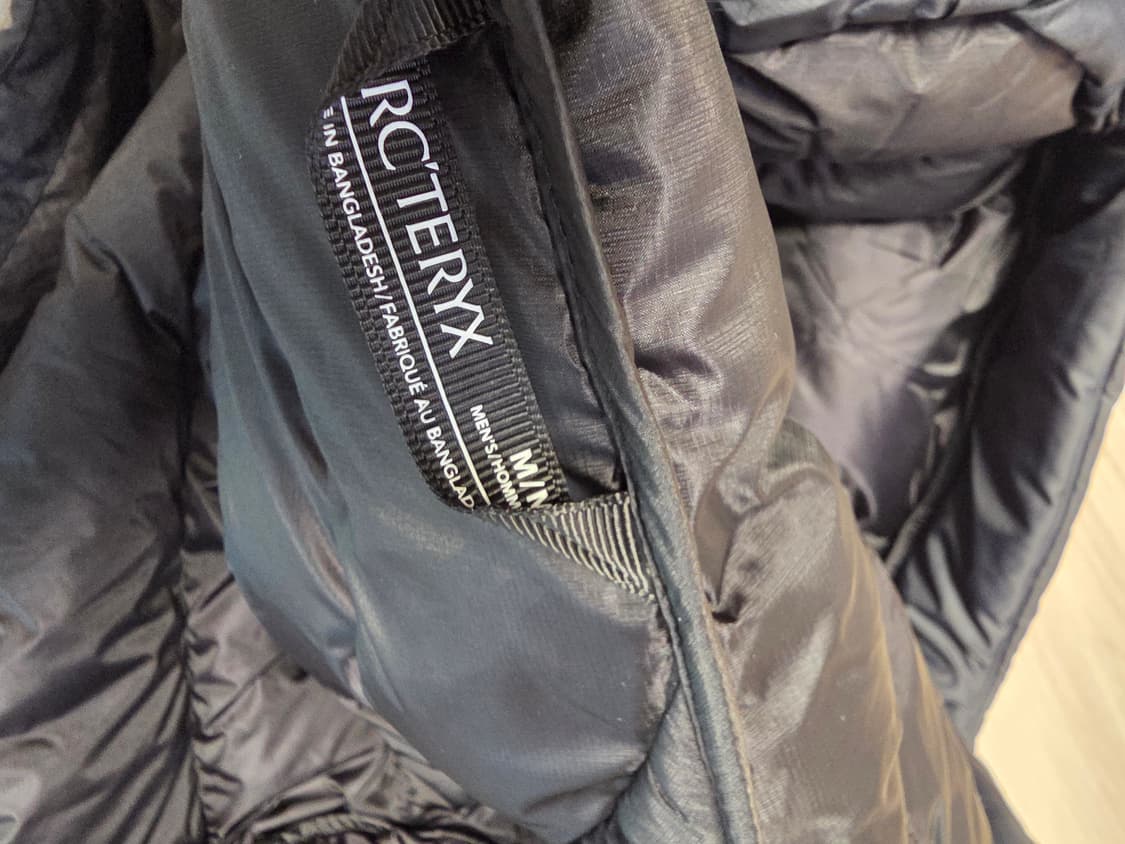 아크테릭스 토륨 후디 m 사이즈 블랙 상품이미지3