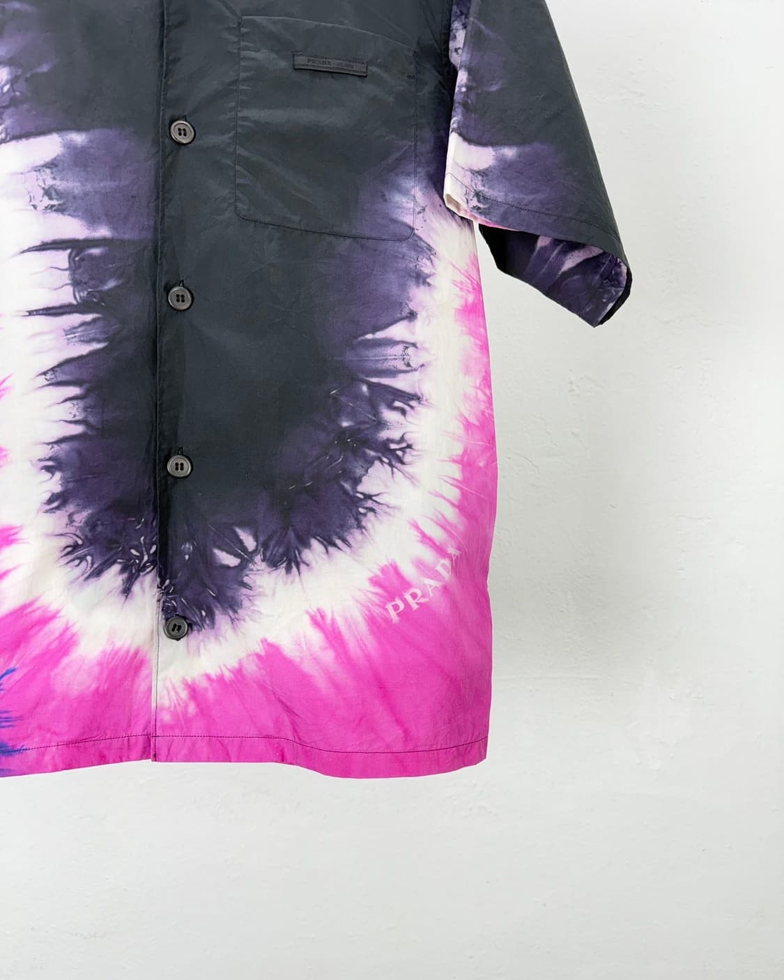 프라다 19ss 하프 타이다이 코튼 숏 셔츠 상품이미지5