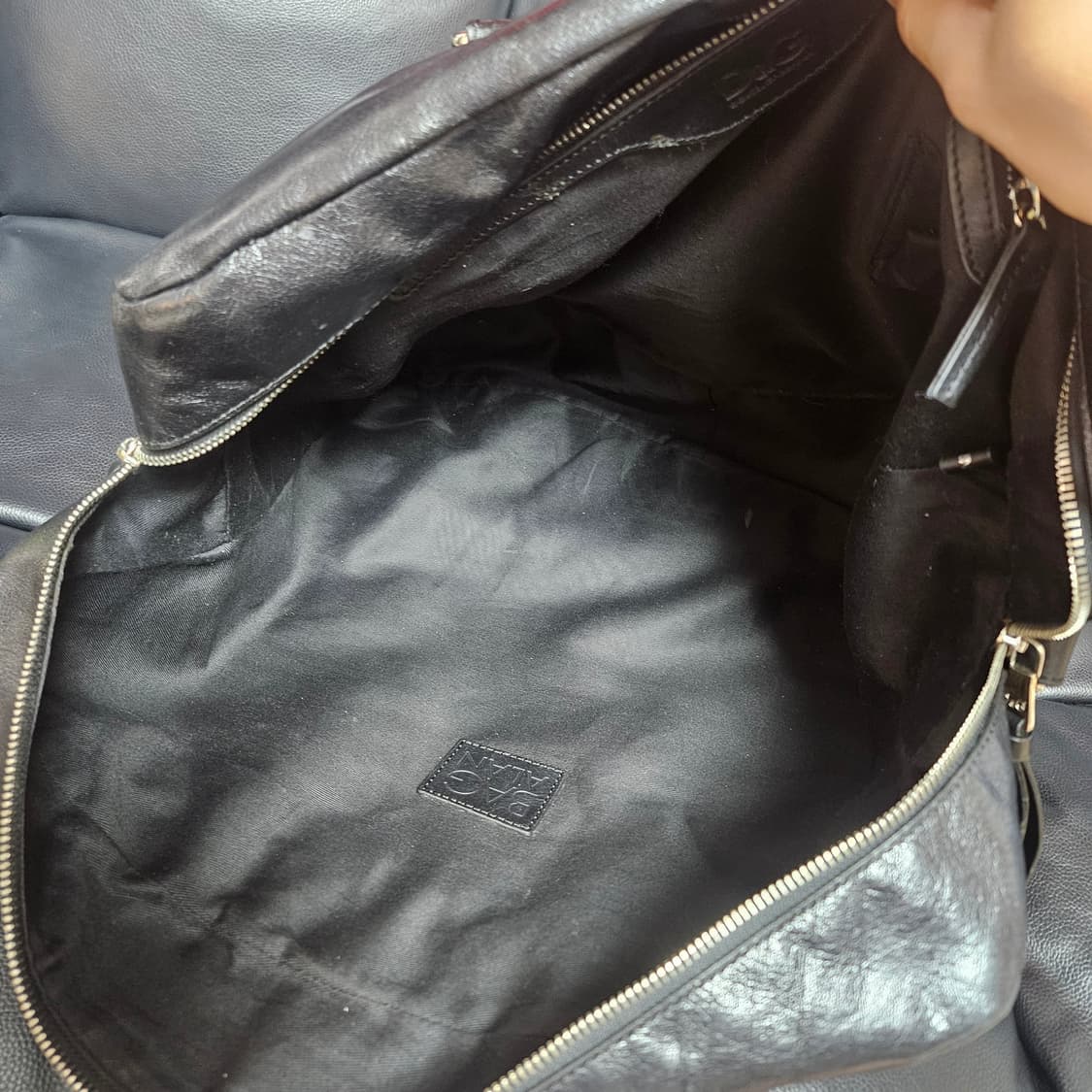돌체앤가바나 00's 아카이브 버팔로 유광 레더 보스턴백 s 상품이미지8