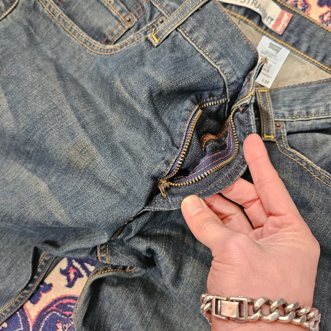 리바이스(Levis) 00's No.569 루즈 스트레이트 데님 팬츠 상품이미지7