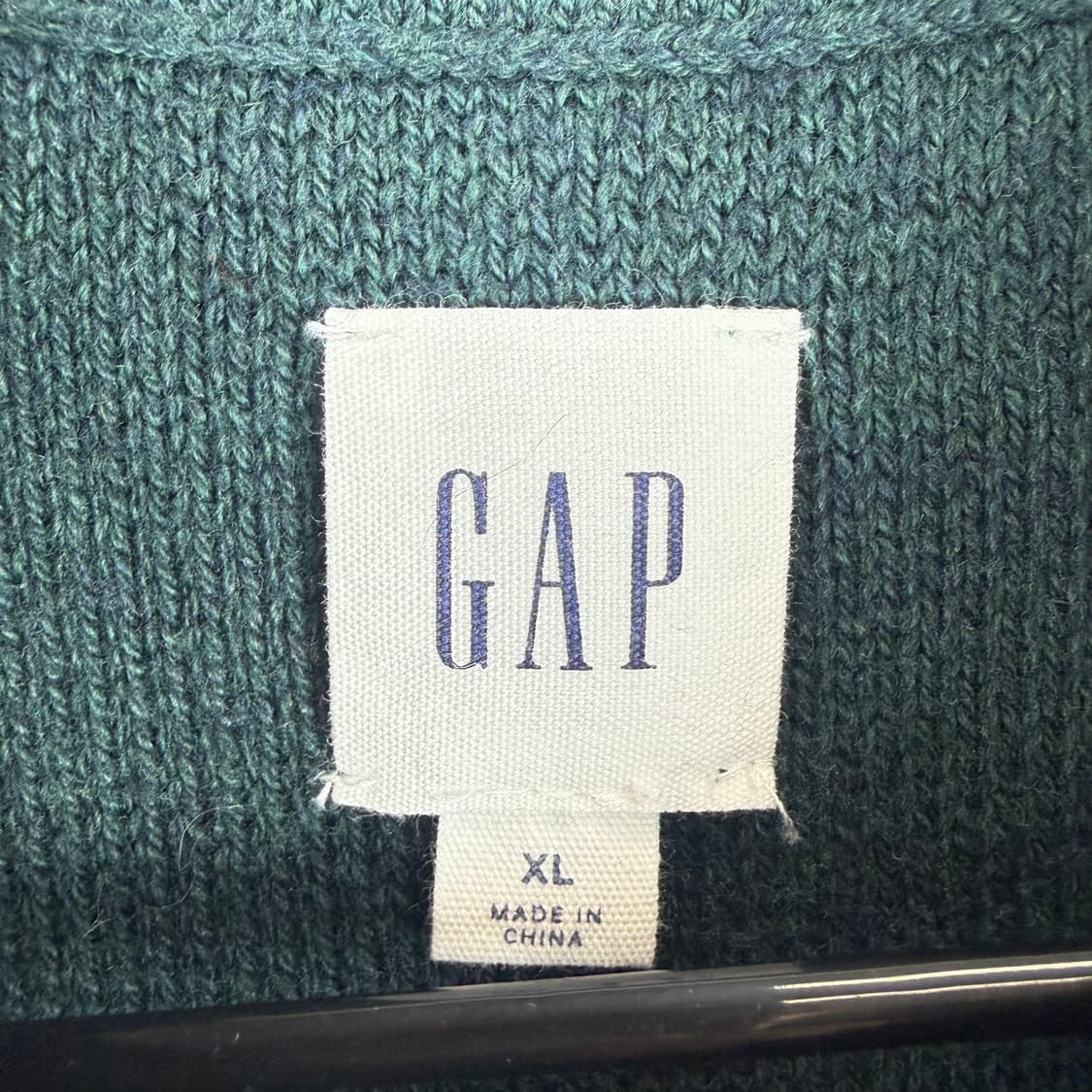 XL) GAP 라운드 케이블 니트 그린 상품이미지3