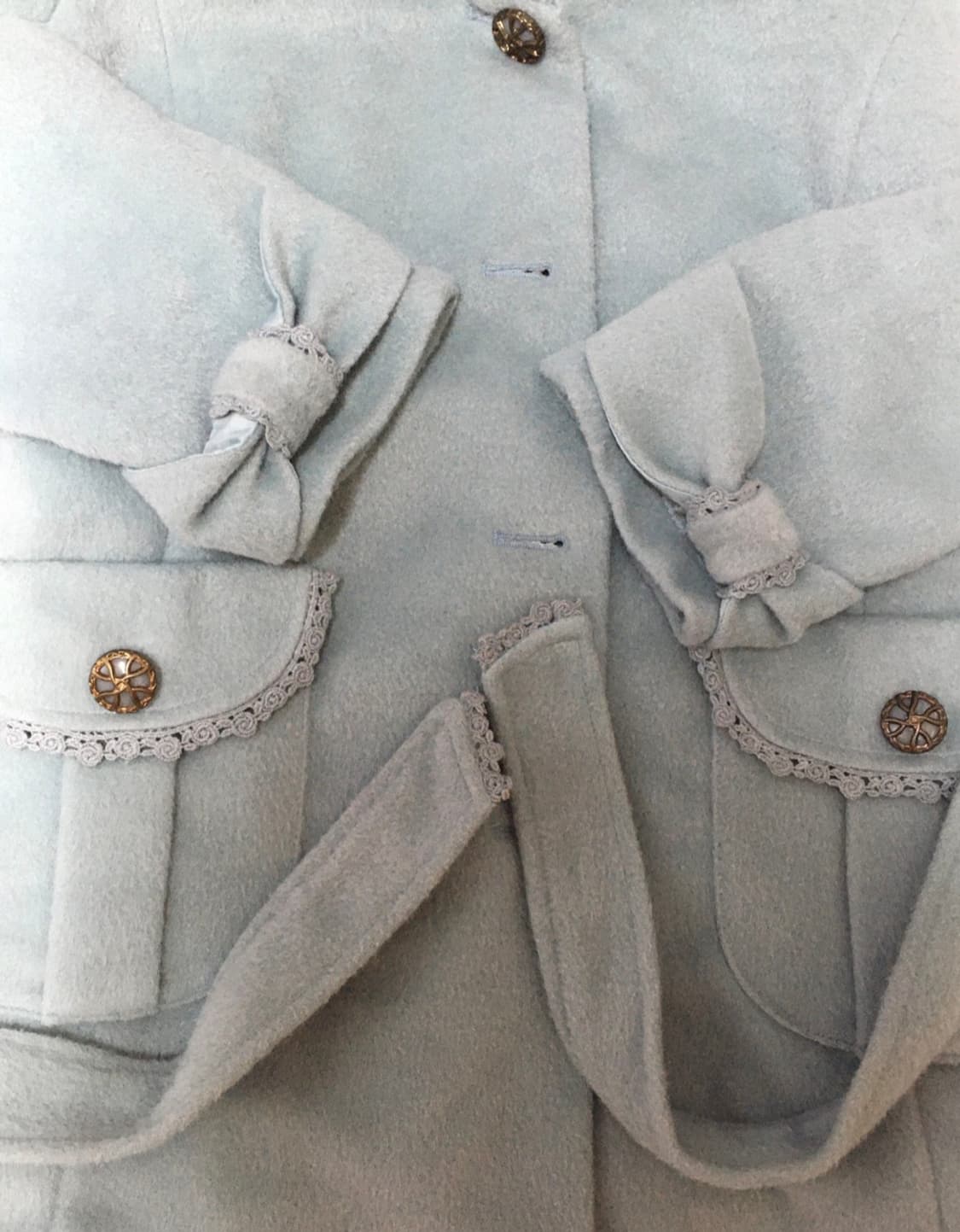 axesfemme 엑시즈팜 민트 코트 러블리 히메갸루 빈티지 상품이미지2