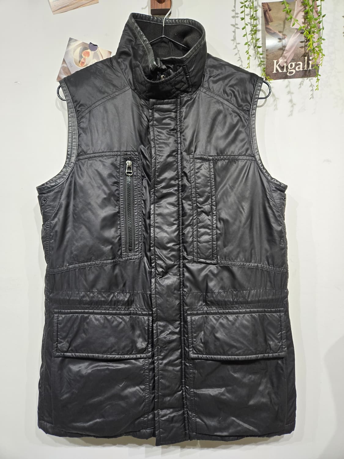 랄프로렌 블랙 패딩 조끼 남성용 상품이미지3