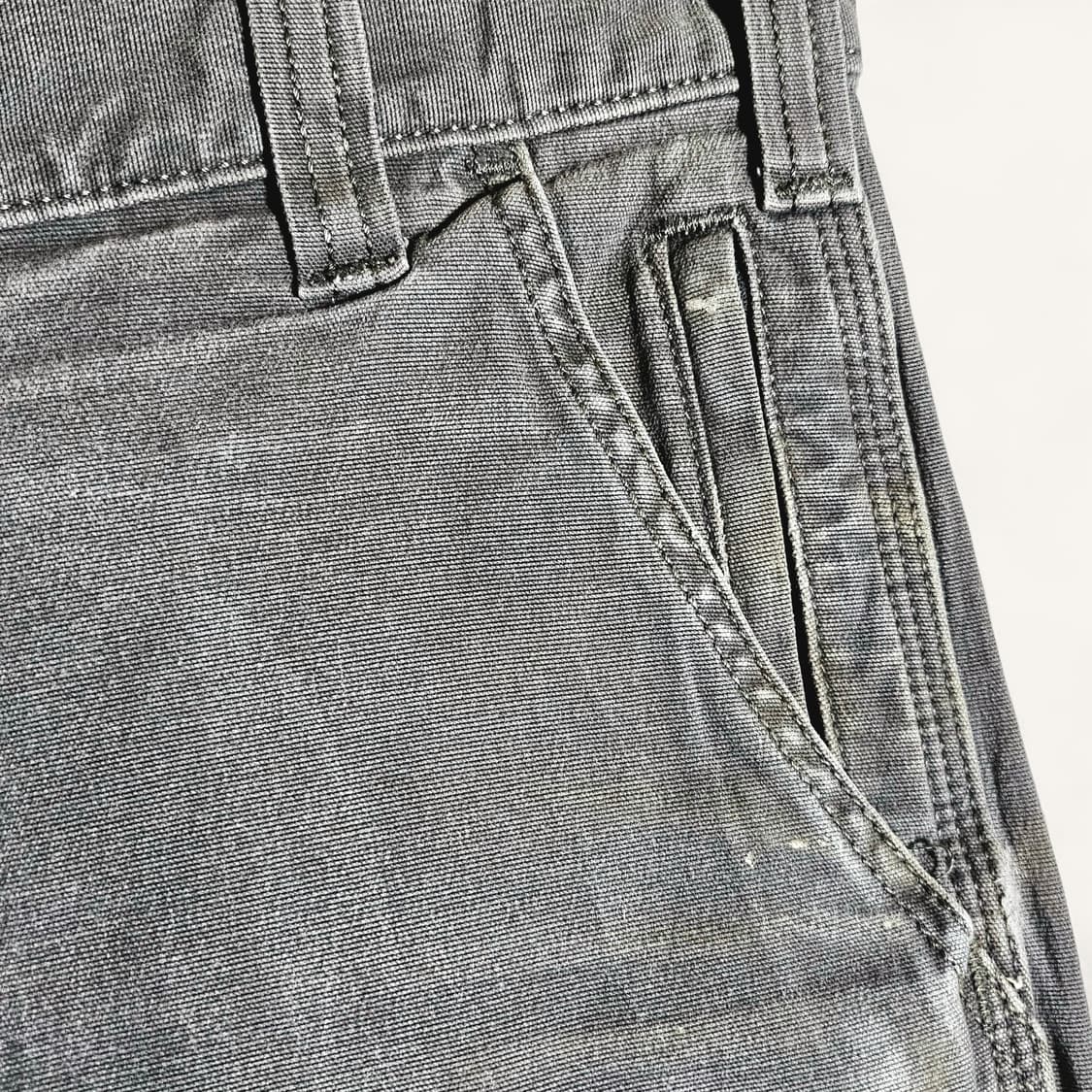 [34X30][칼하트]RF®스트레이트핏 캔버스 5포켓 테이퍼드 워크팬츠 상품이미지6