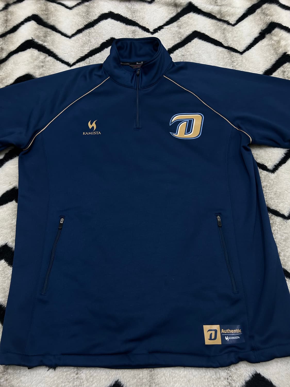 [XL]카미스타 NC다이노스 반집업 져지긴팔/기모 상품이미지3