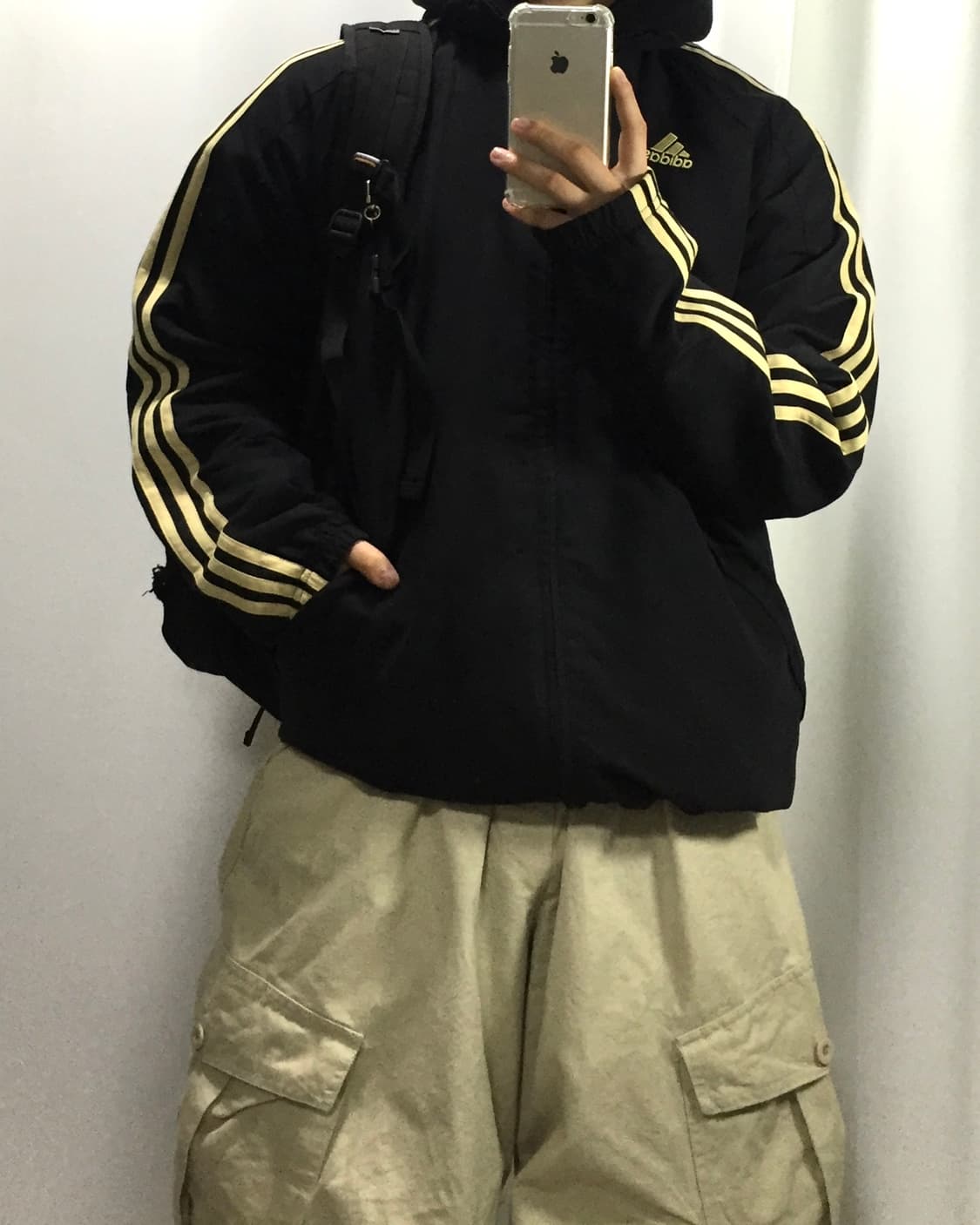 Adidas 아디다스 빅로고 삼선 올드스쿨 바람막이 상품이미지3