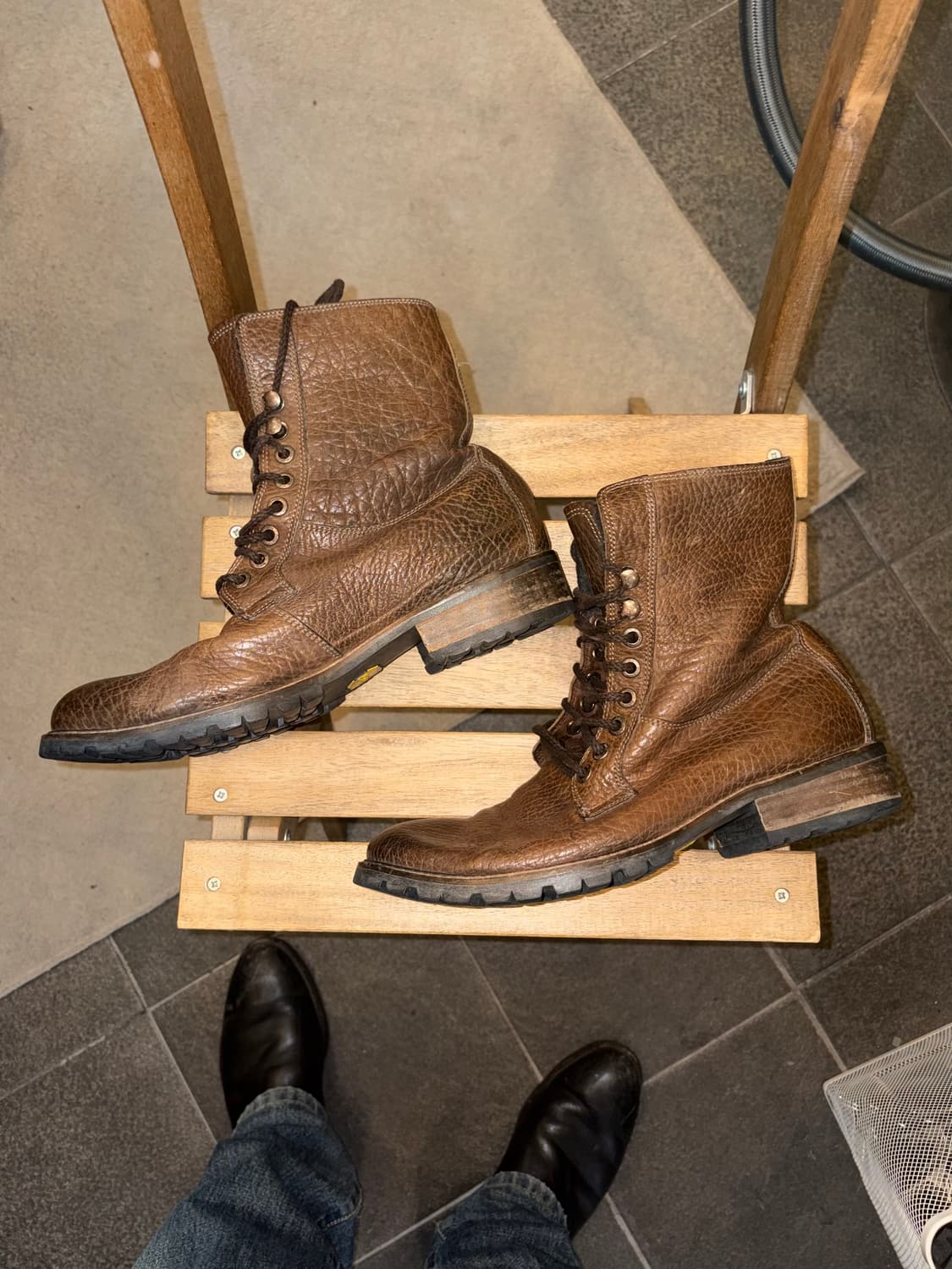 Buffalo leather aging service boots 상품이미지5