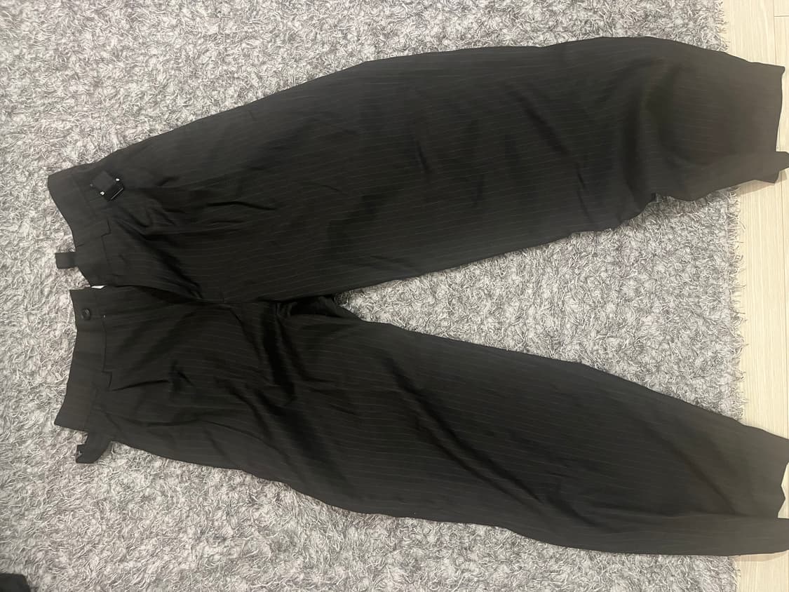 비슬로우 투턱테이퍼드 와이드 팬츠 30 상품이미지3