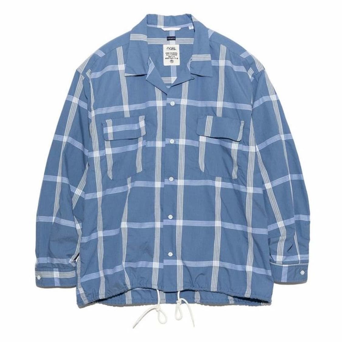 [M][100] 나나미카 팔라카 체크 셔츠 블루 상품이미지9