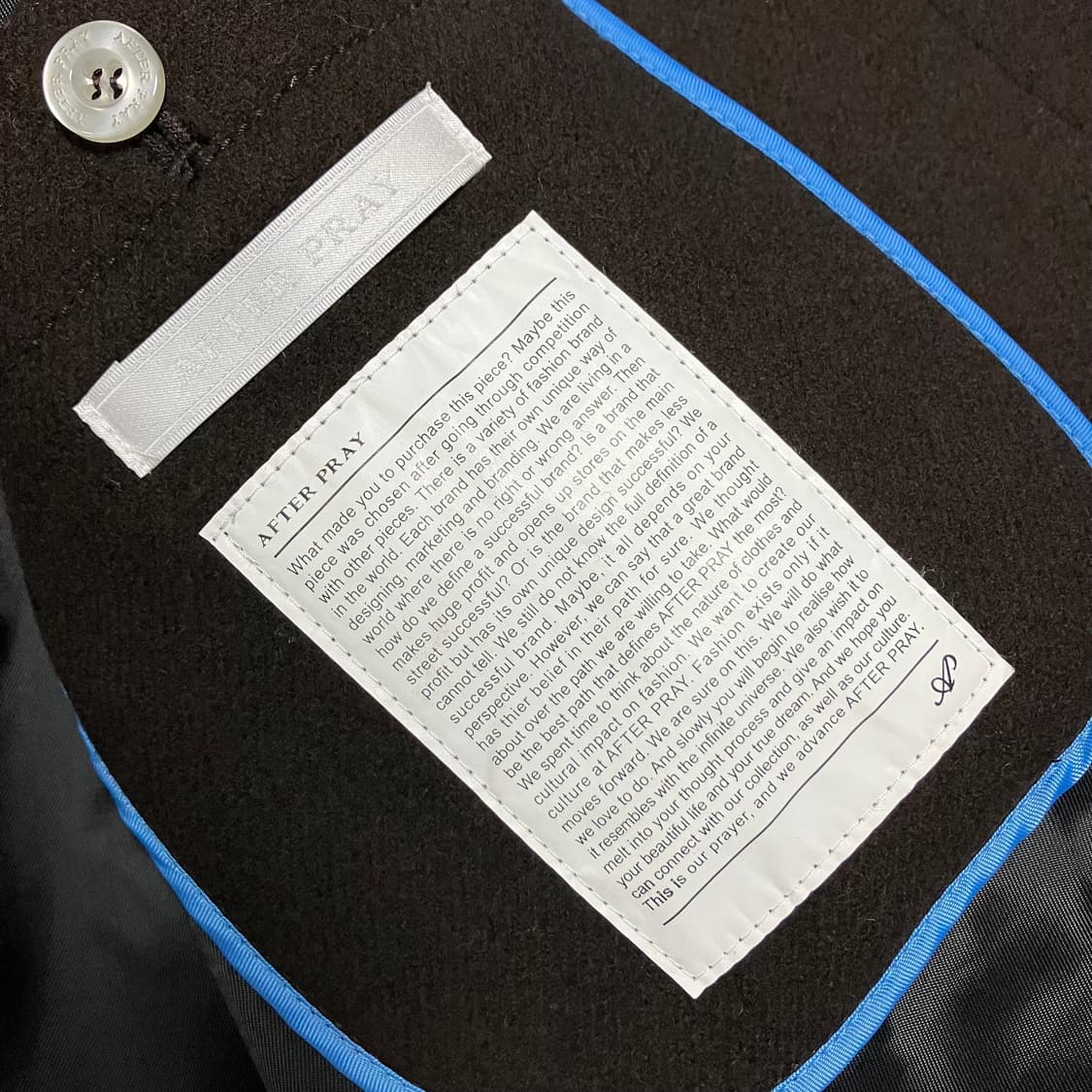 [L] 애프터프레이 투어리스트 발마칸 코트 브라운 상품이미지8