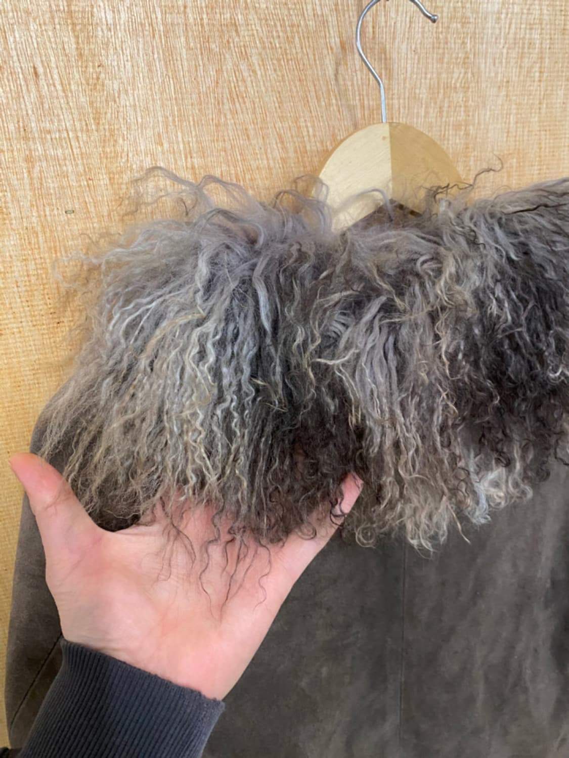 VTG fur suede coat 스웨이드 퍼 코트 상품이미지6