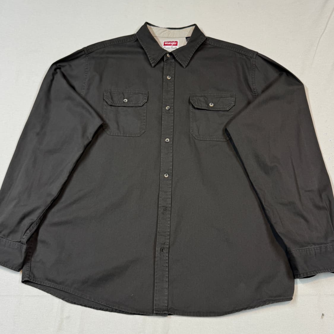 XL) Wrangler 랭글러 투포켓 워크웨어 코튼 셔츠 브라운 W3 상품이미지2