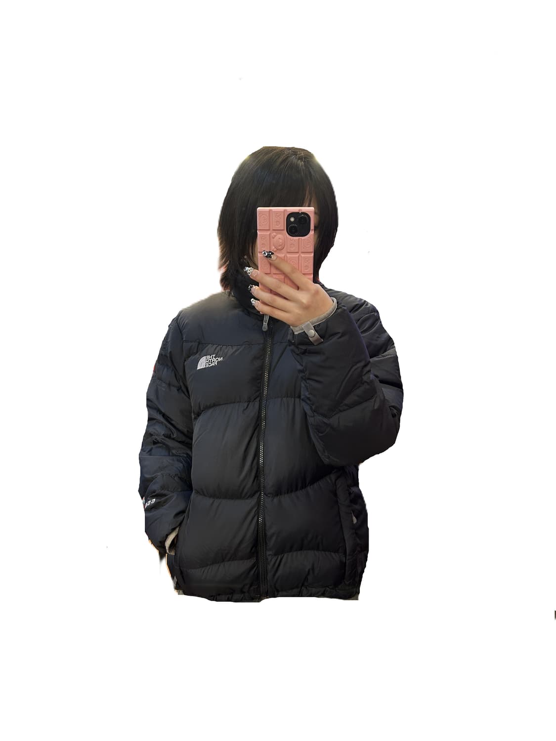 노스페이스 블랙 다운 패딩 자켓 상품이미지1