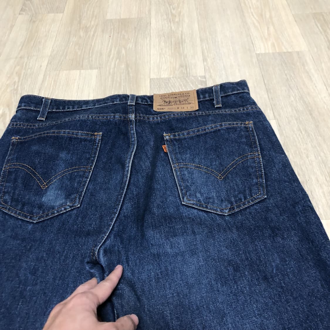 (33) 90's 리바이스 Levi's 505 오렌지탭 레귤러핏 데님 상품이미지8