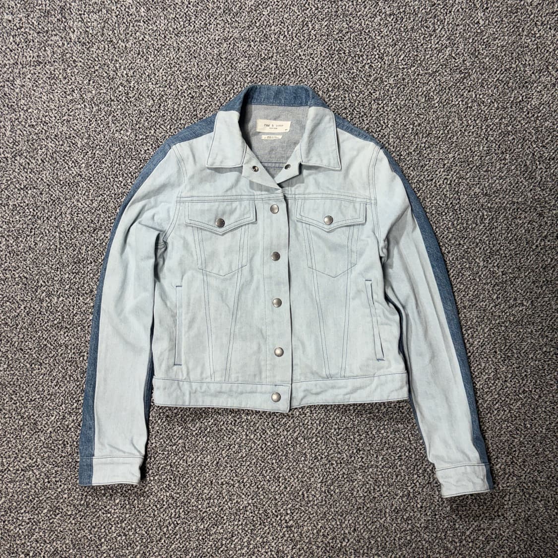 [W] 랙앤본 Rag & Bone 니코 투톤 데님 자켓 (S) 상품이미지1