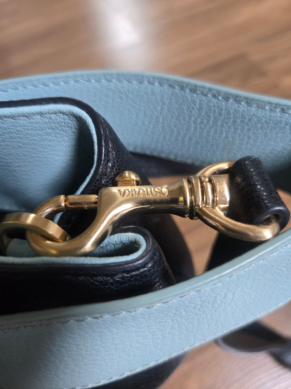 오스트카카 - 리카23 소가죽 버킷백 (민트) 상품이미지6