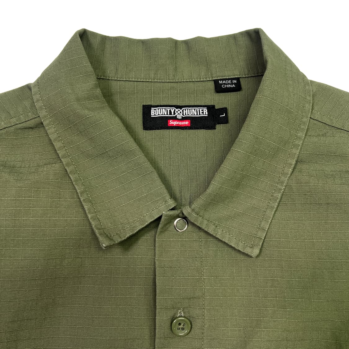 슈프림 x 바운티 헌터 립스탑 셔츠 올리브 - 23FW 상품이미지7