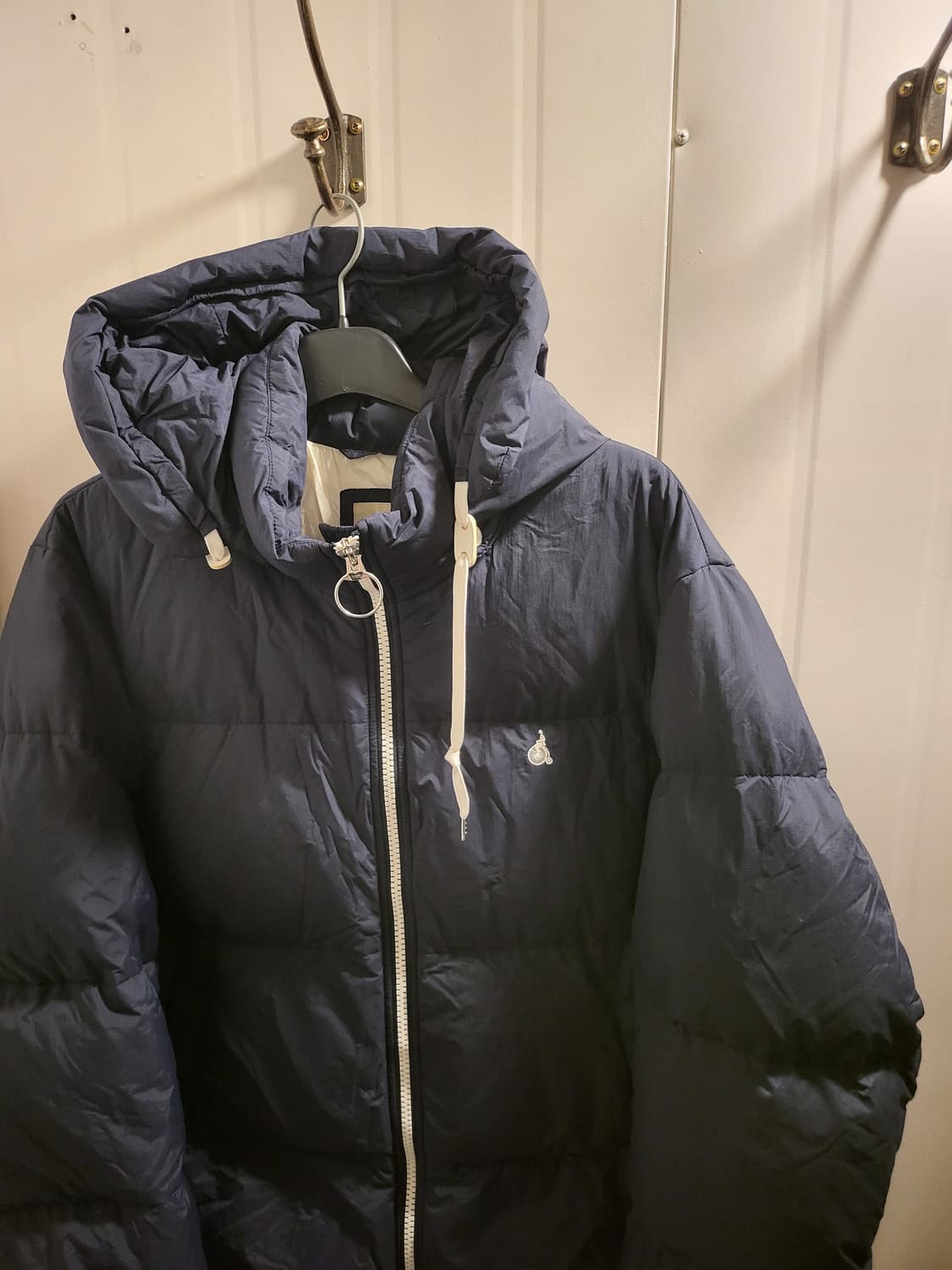 빈폴 네이비 후드 다운 패딩 상품이미지2