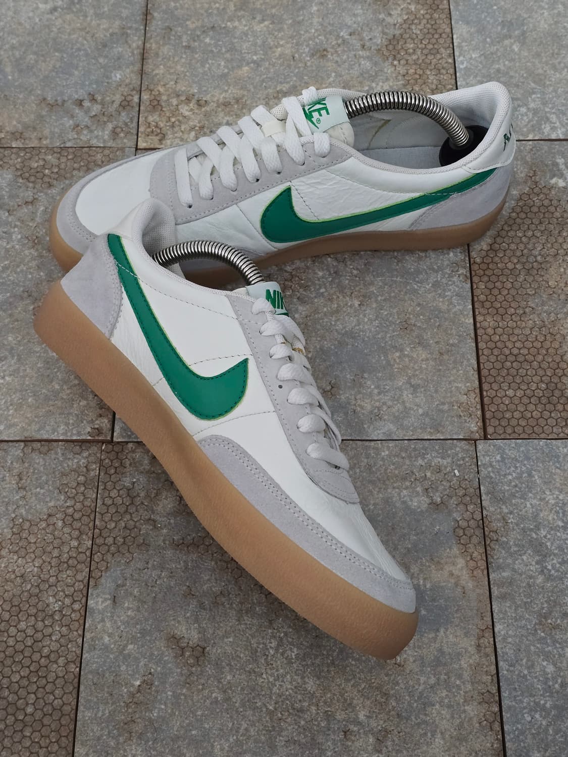 (245)나이키 킬샷 2 레더 루시드 그린  상품이미지4