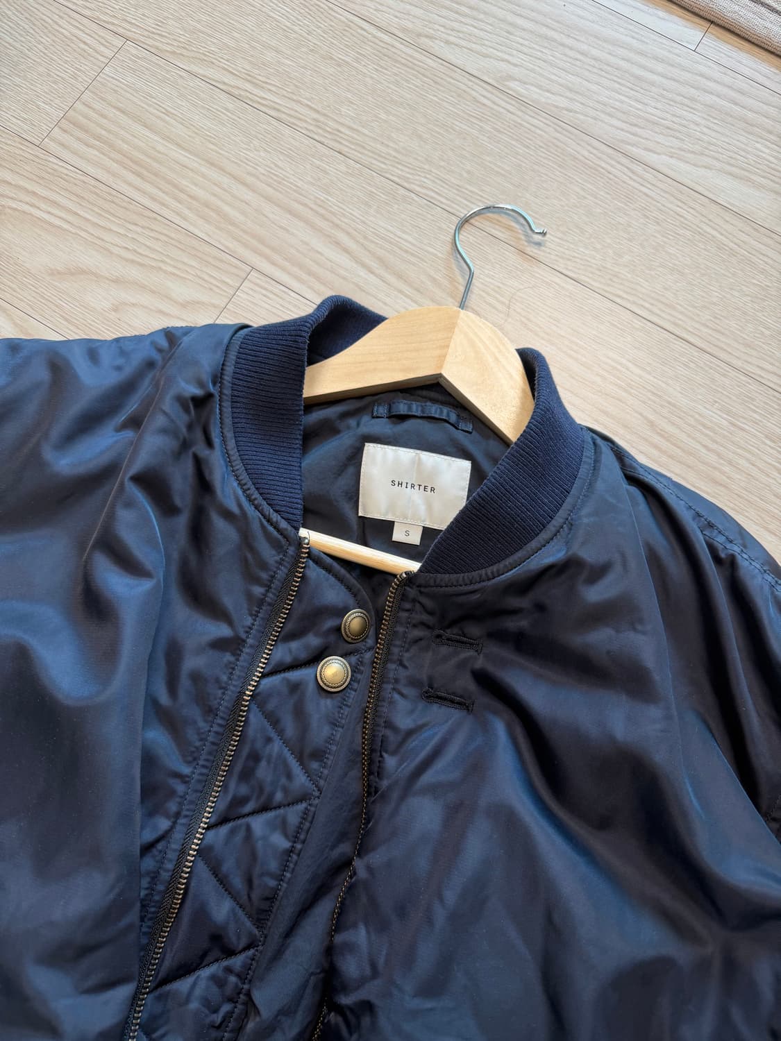 셔터 ANTIQUE MA-1 JACKET (NAVY) 상품이미지2