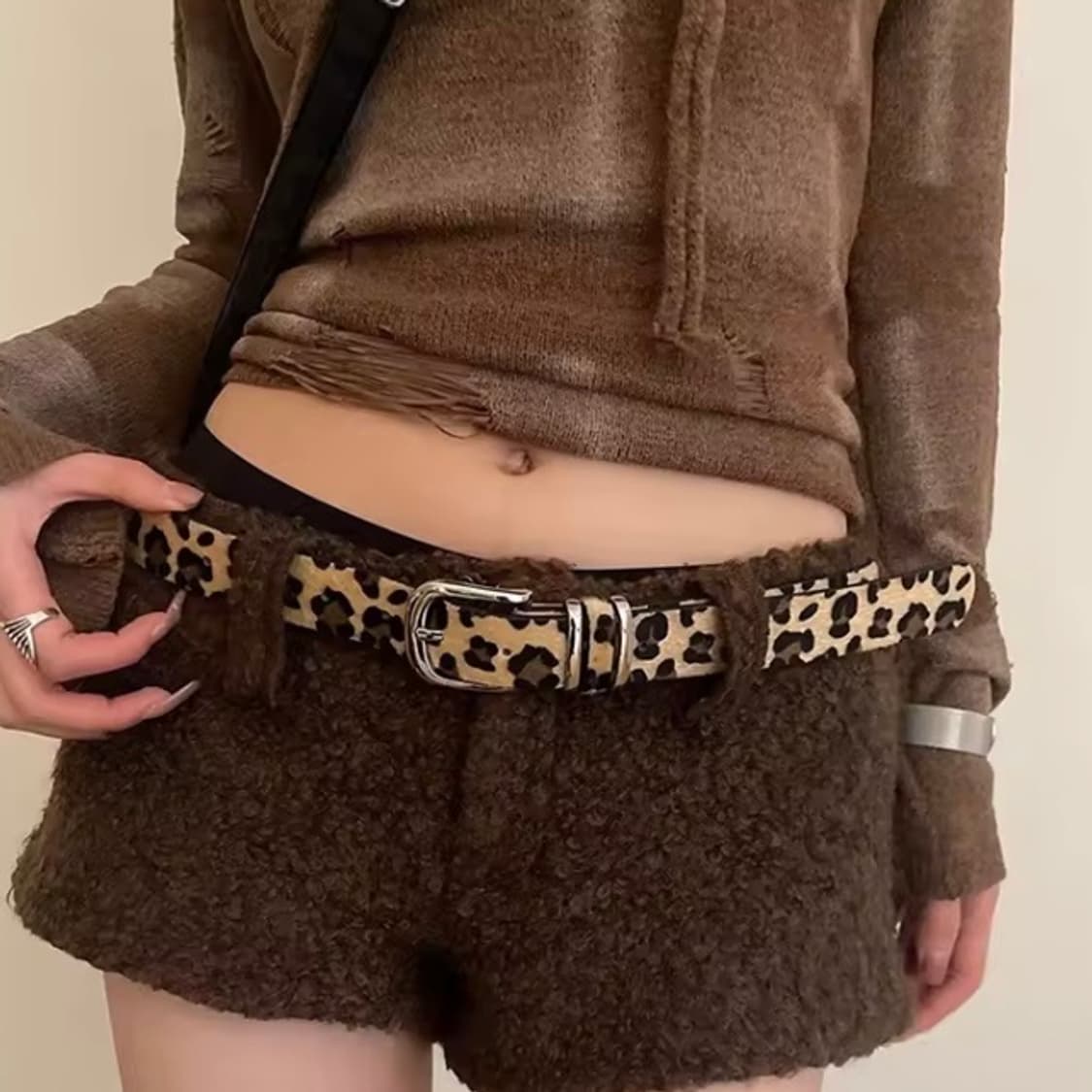 레오파드 송치 벨트 상품이미지4