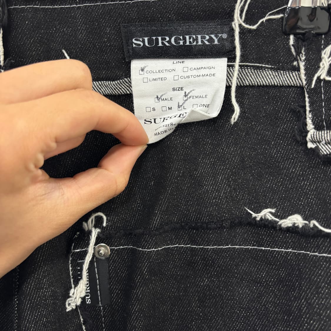 써저리 데님 팬츠 상품이미지6