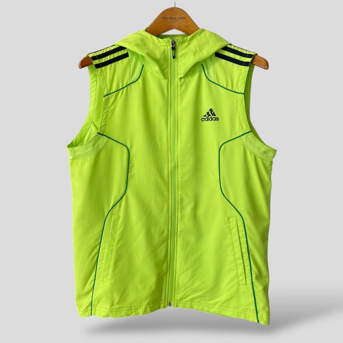 (L)아디다스 CLIMACOOL 트레이닝 후드 베스트 상품이미지1