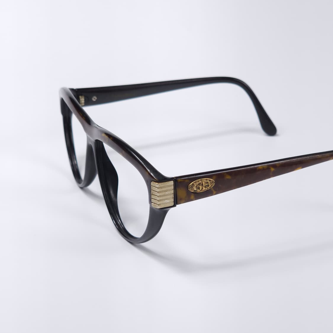 80년도 Golden Bell 올드빈티지 뿔테 안경 상품이미지2