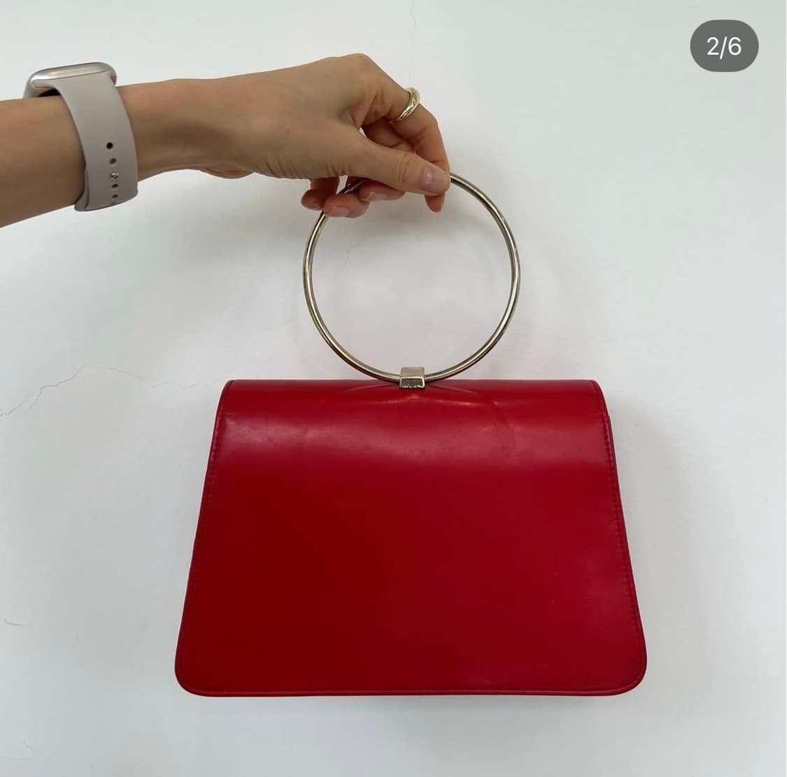 빈티지 레드 백 상품이미지2