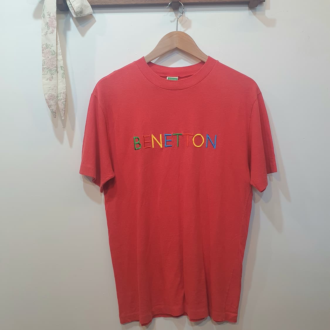 베네통 로고 반팔 상품이미지1