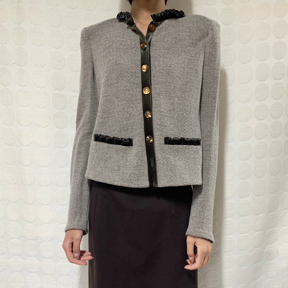 Armani 벨벳 디테일 자켓 상품이미지2