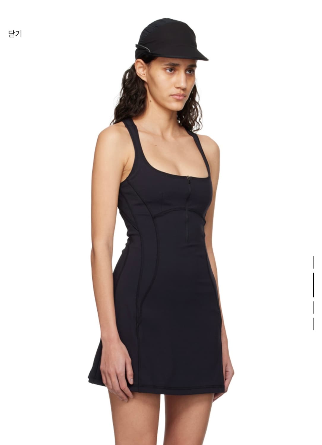 HYEIN SEO SSENSE 익스클루시브 블랙 미니 드레스 상품이미지2
