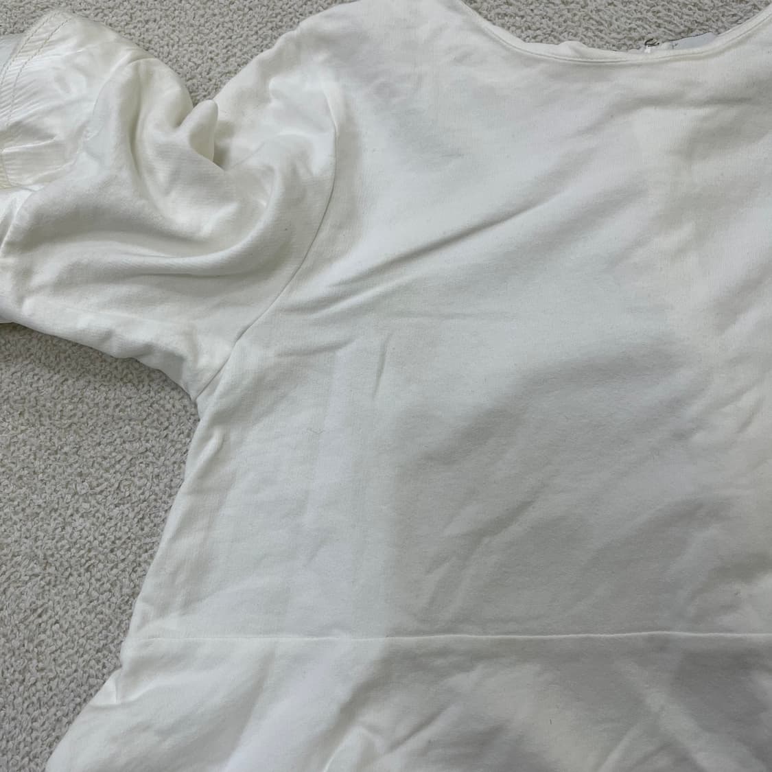 38 럭키슈에뜨 여성 프릴 반팔티 0415M 상품이미지5