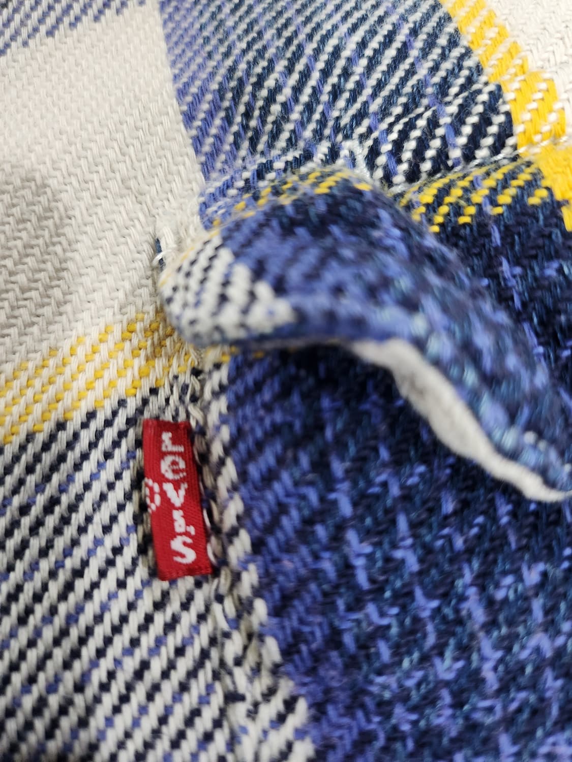 //리바이스 체크 웨스턴 셔츠 S 상품이미지6