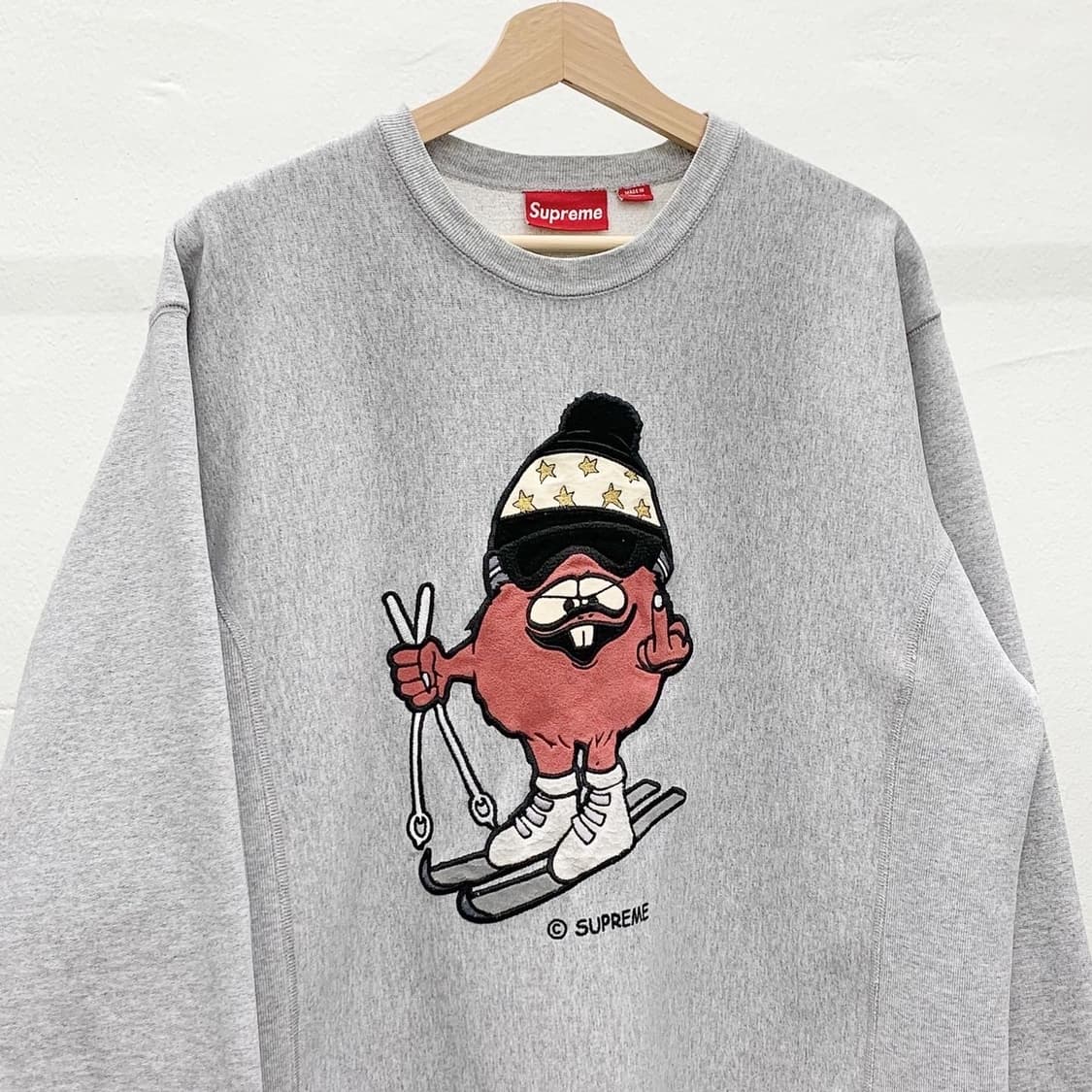 슈프림 2002 그레이 카마초 크루넥 스웻셔츠 상품이미지1