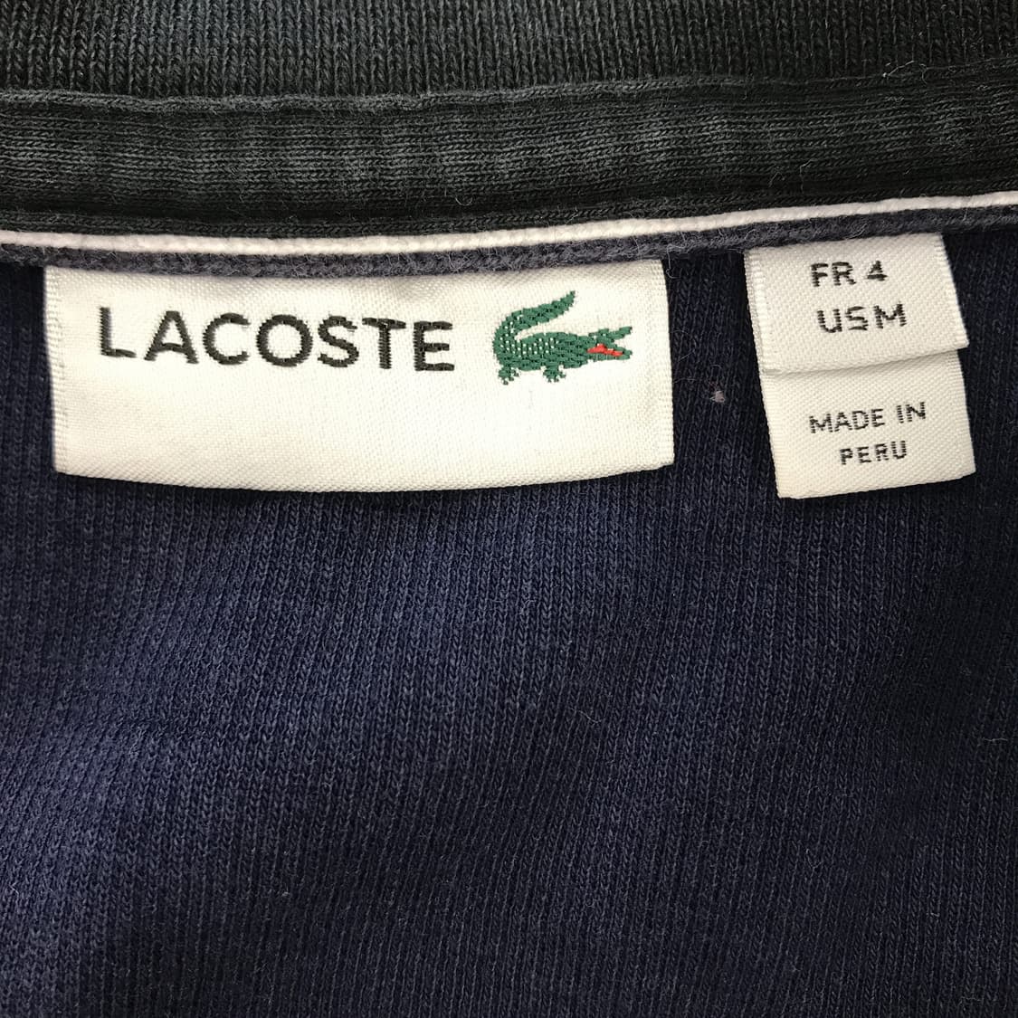 라코스테 쿼터집업 스웻셔츠 [M사이즈] 상품이미지4