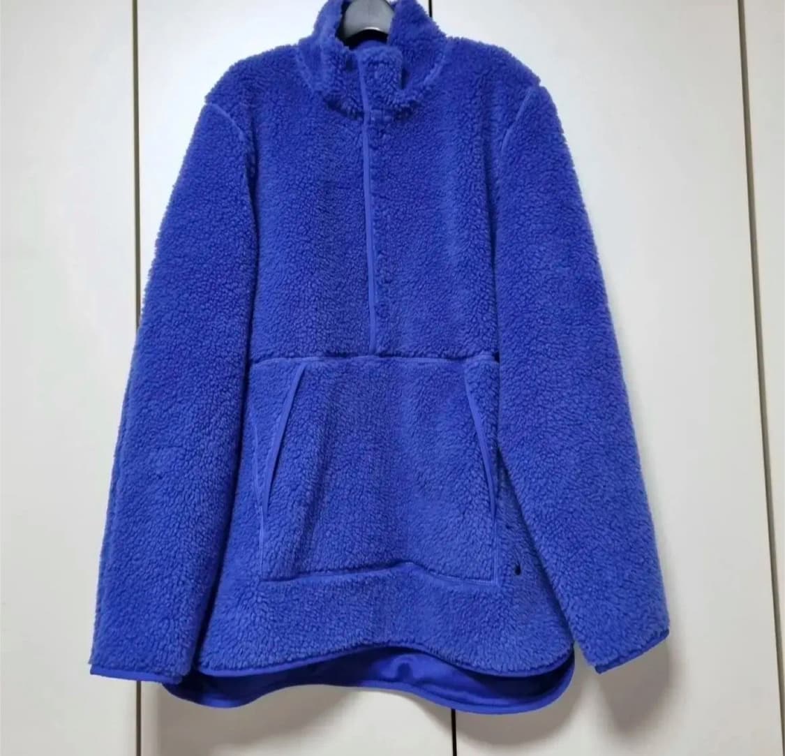 나이키 요가 셰르파 플리스 반집업 자켓 퍼플 M size 상품이미지1