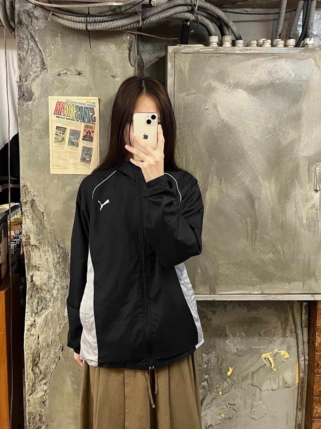 퓨마 바람막이 블랙 M #csz743 상품이미지2