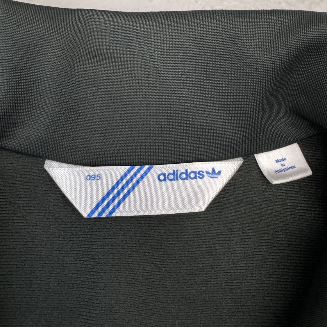 아디다스 빅로고 파이어버드 카키 옐로우 트랙탑 져지 상품이미지5