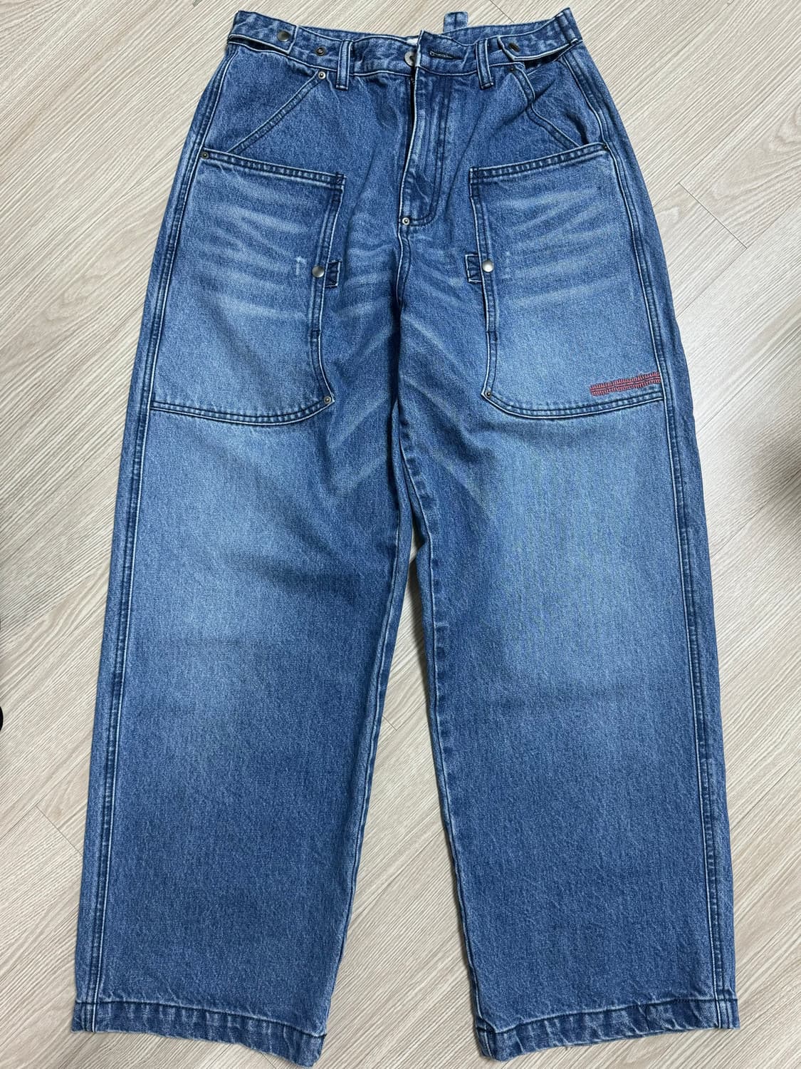 카락터 Army denim work pants / Mid blue 상품이미지8