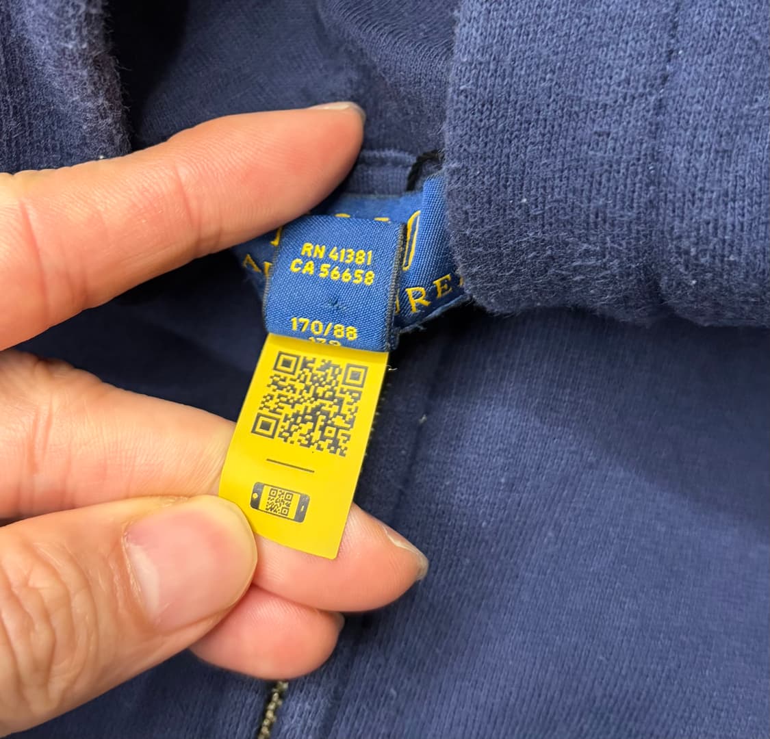 폴로 랄프로렌 네이비 후드집업 95 상품이미지7