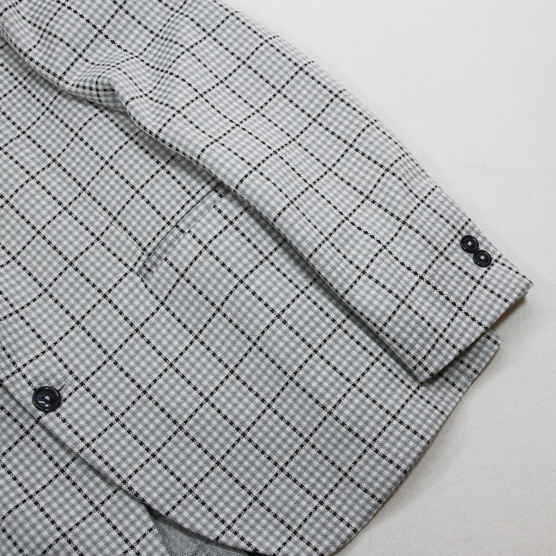 (착용컷) ZARA 체크 블레이져 (남성용 100) 상품이미지6