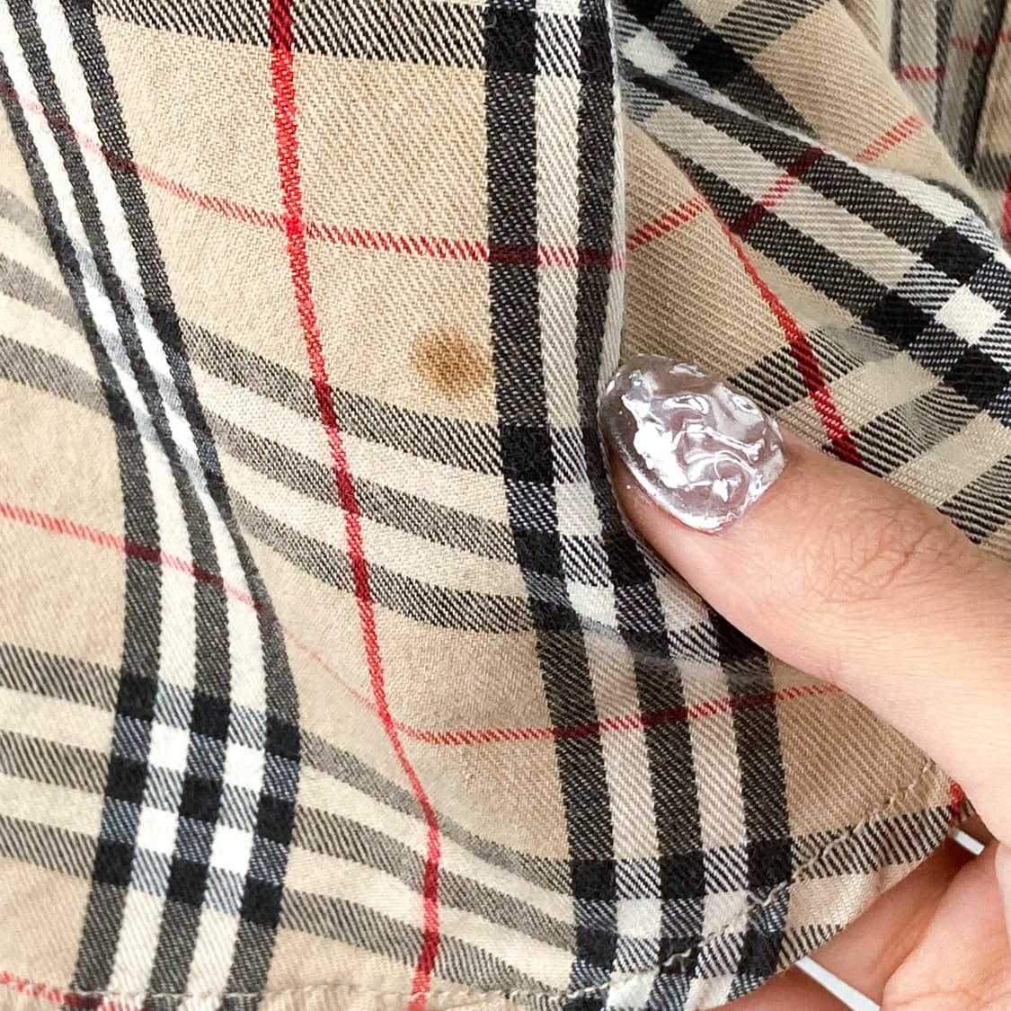 버버리 90s 베이지 노바 체크 셔츠 상품이미지6