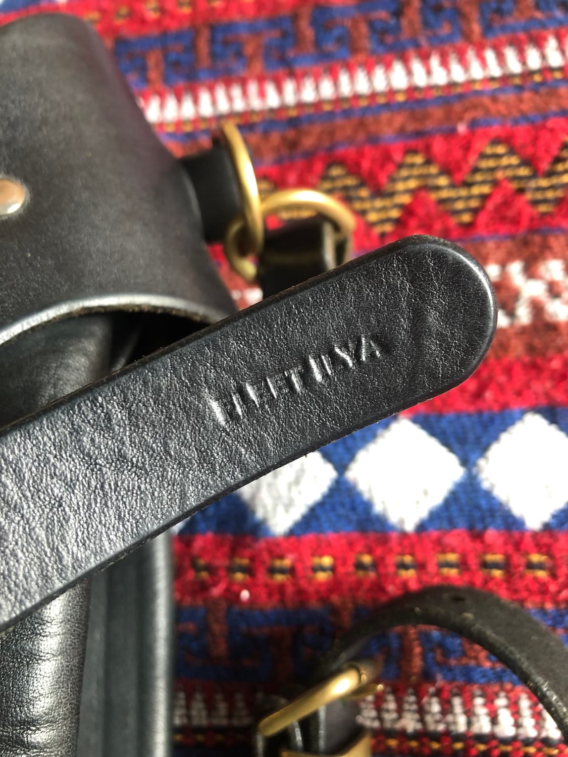 fleetilya 블랙 레더 숄더백 상품이미지7