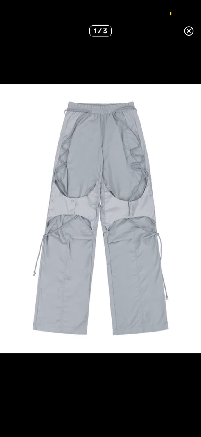 오호스 오픈 스냅 라이트 팬츠 그레이 open snap light Ojo 상품이미지1