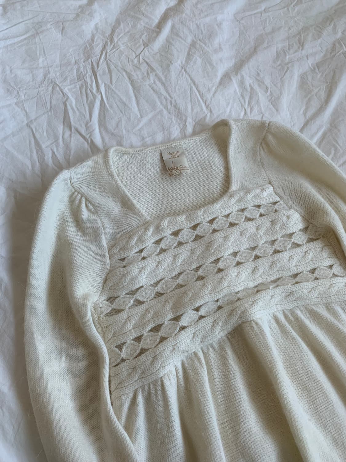 화이트 앙고라 니트 상품이미지4