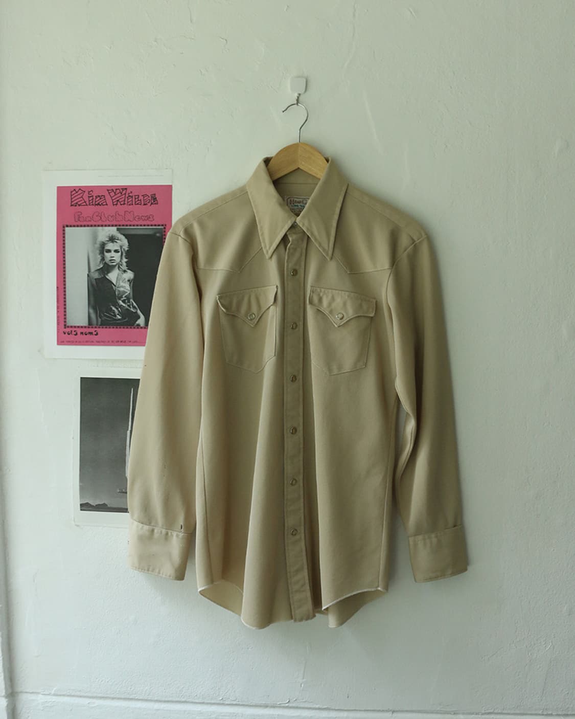 70s H BAR C 폴리 웨스턴 셔츠 상품이미지3