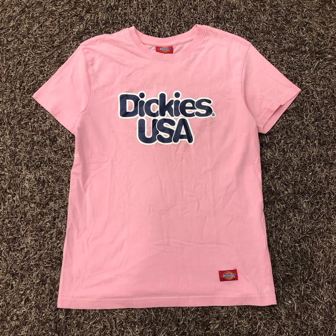 디키즈 핑크 로고 티셔츠 상품이미지1