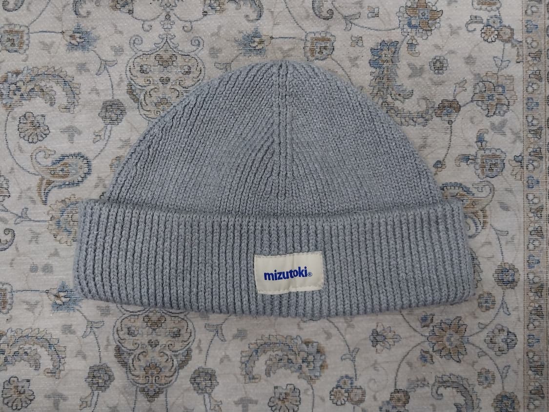 (새상품) Mizutoki 그레이 비니 상품이미지1
