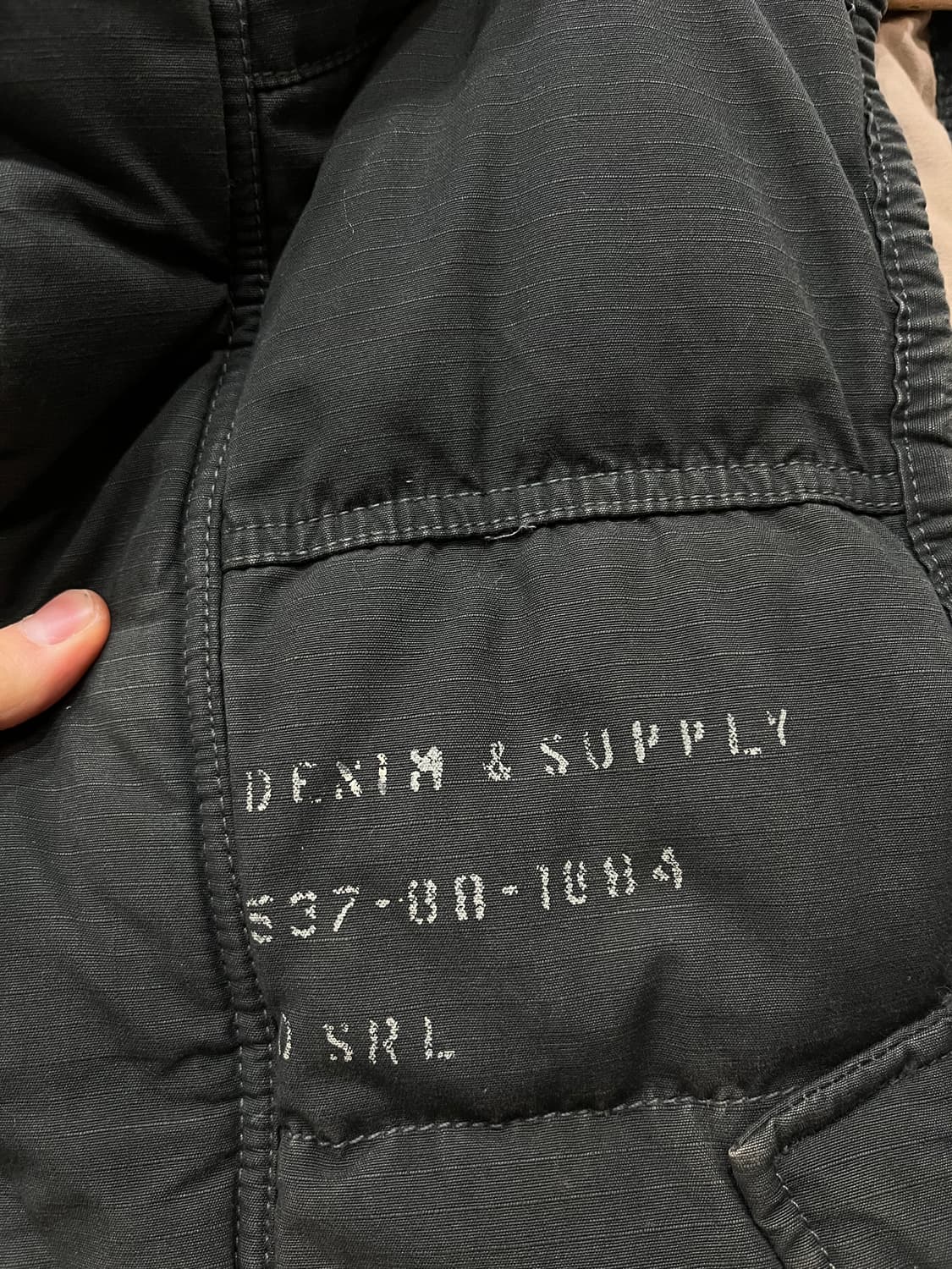 폴로 데님앤서플라이 전차병 탱커 다운 페이드 패딩 베스트 상품이미지5